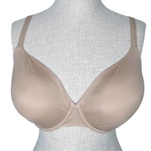 Victoria’s Secret Bare Angelight Full Coverage Bra sz 34DDD * Lined Perfect Nude